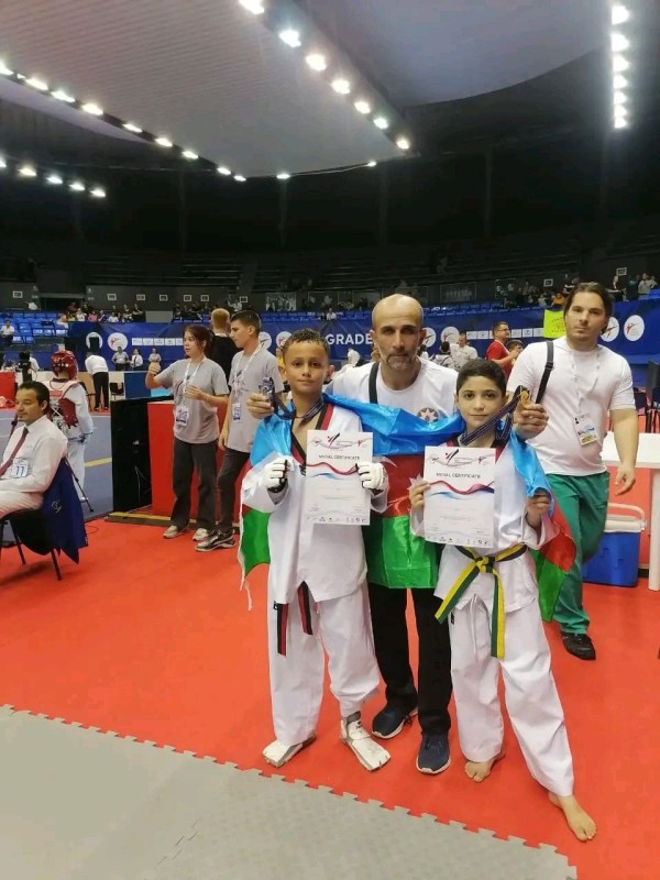 Uşaq taekvonduçularımız Belqradda!